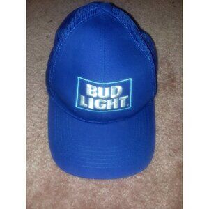 Hit Wear Bud Light Beer Trucker Cap, Hat,  Adjustable!!